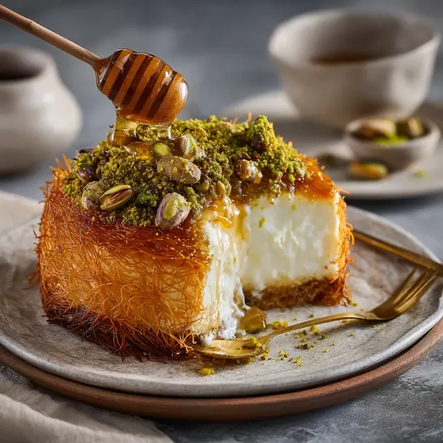 Kataifi Cheesecake with a Crunchy Twist - Kataifi Recipes | Laravel