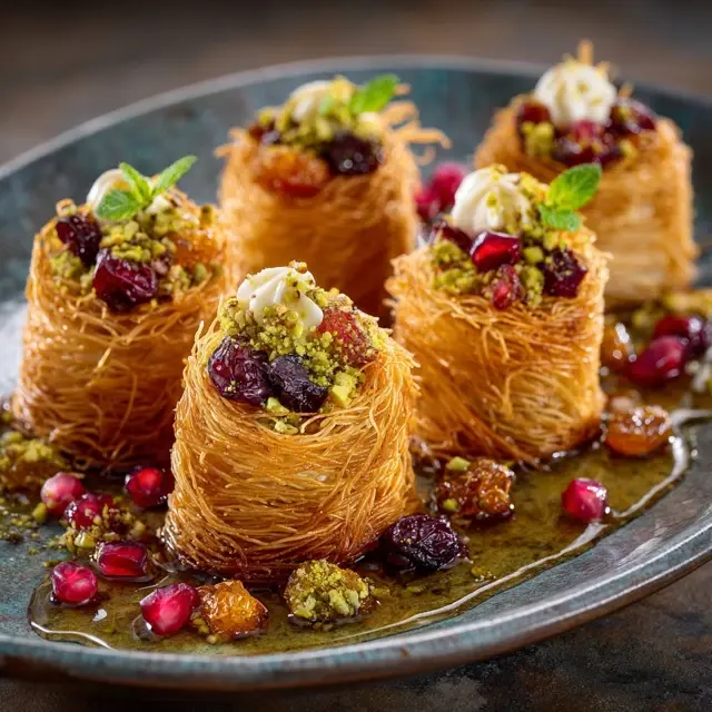 Festive Kataifi with Dried Fruits Mix - Kataifi Recipes | Laravel