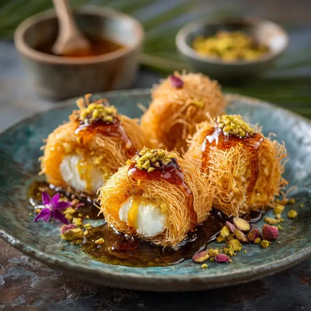 Kataifi Rolls with Coconut Cream Filling - Kataifi Recipes | Laravel