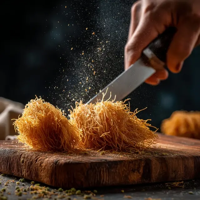 How to Cut Kataifi Strands for Precise Shaping - Cooking Tips & Techniques | Laravel