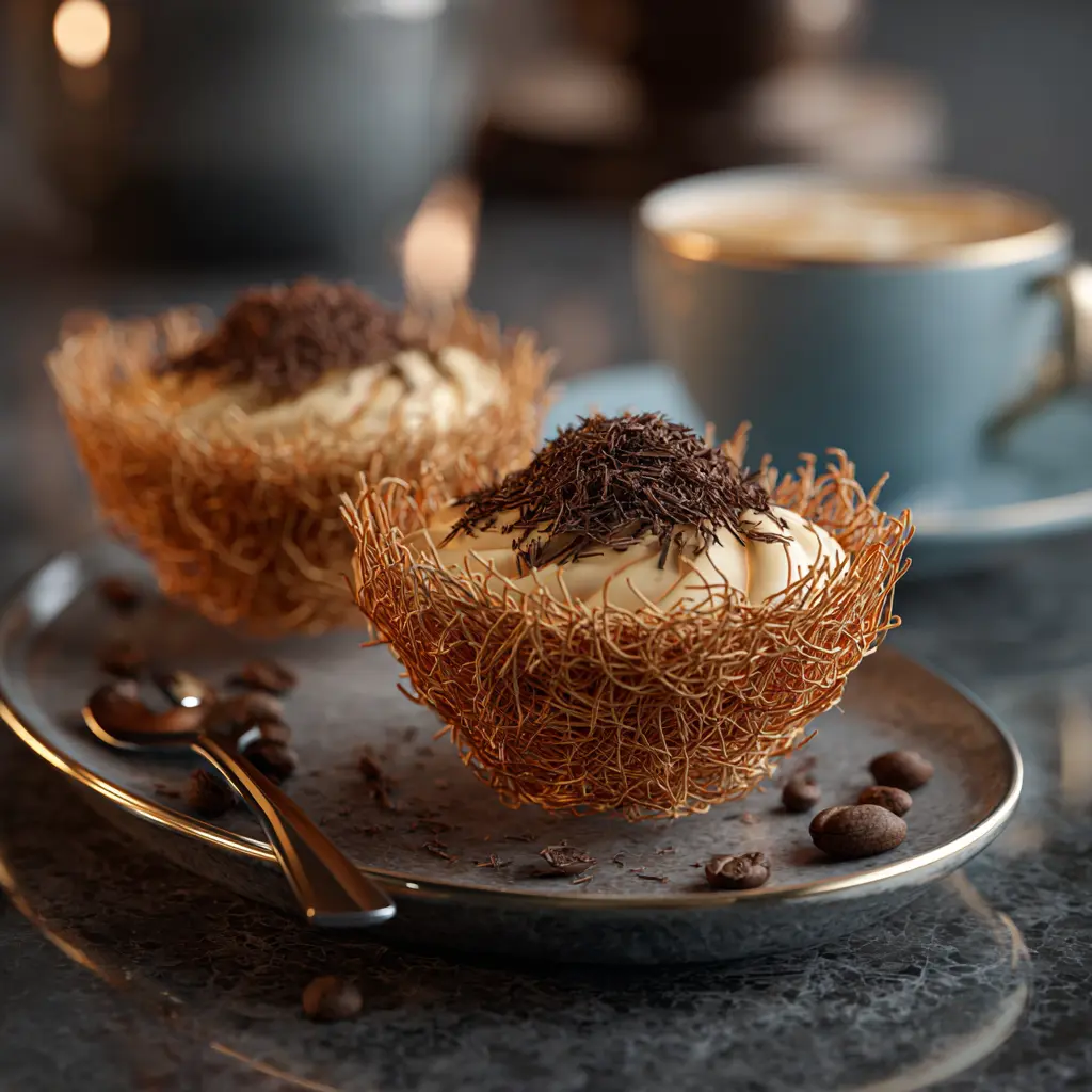 Espresso Cream Kataifi Cups for Coffee Lovers - Modern Kataifi Variations | Laravel