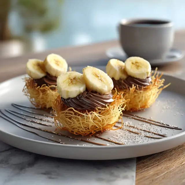 Nutella Banana Kataifi Cups for Quick Desserts - Modern Kataifi Variations | Laravel