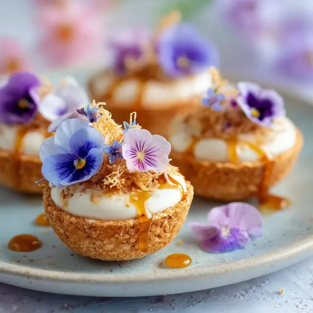 Lavender Honey Kataifi Tartlets for Spring - Modern Kataifi Variations | Laravel