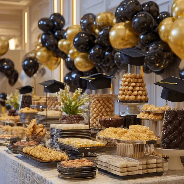 Graduation Dessert Tables with Kataifi Flair - Kataifi for Special Occasions | Laravel